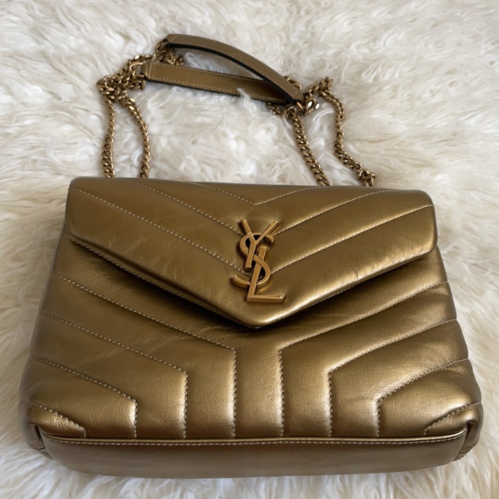 YSL Loulou Small Quilted Chain Bag - Picture 4 of 17